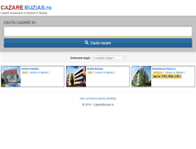 Tablet Screenshot of cazarebuzias.ro